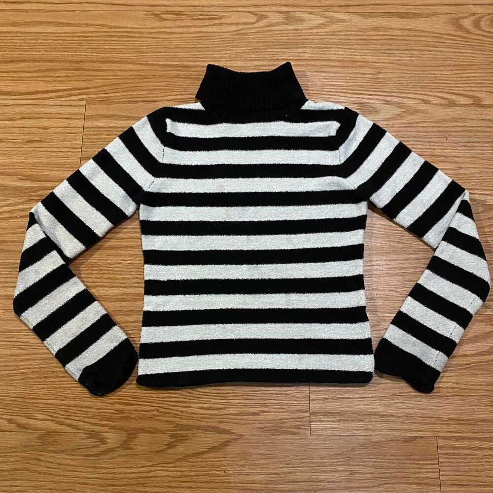 Energie Women's Black and White Jumper